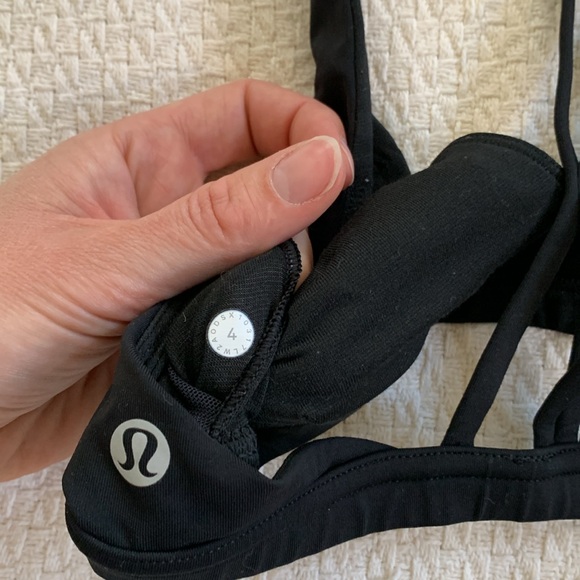 Lululemon Raise The Barre Sports Bra Black size 4 - Picture 5 of 5